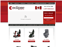 Tablet Screenshot of eclipsemedical.com